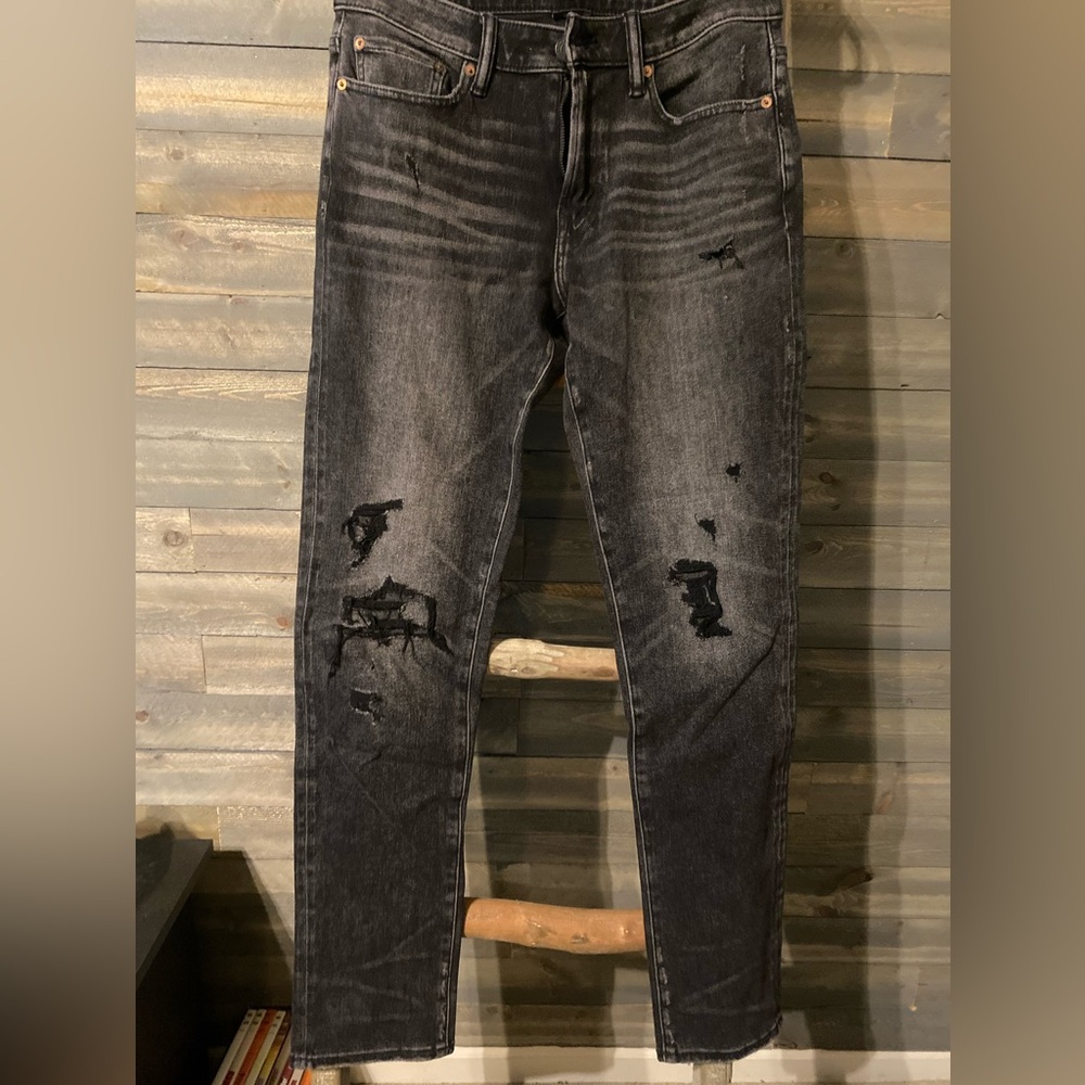 American Eagle Outfitters Men's Black Slim Jeans